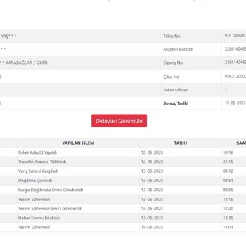 Koton Teslim Edilmeyip İade İşlemi Başlatılan Ürünlerim