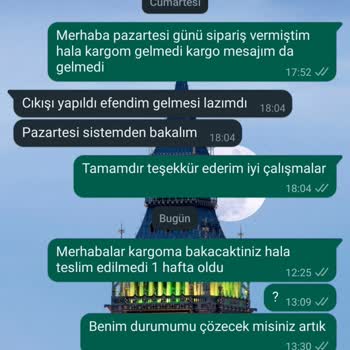 Baybayankorse (Instagram) Sipariş Vereli 1 Hafta Oldu Fakat Ürünüm Gelmedi Cevap Verilmiyor