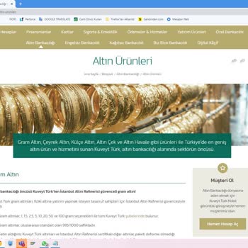 Kuveyt Türk Katılım Bankası Fiziki Altın Teslimatı