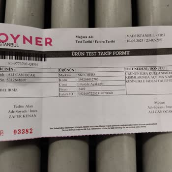 Skechers Marka Ayakkabımın Sorunlu Çıkması Ve İlgilenmemeleri