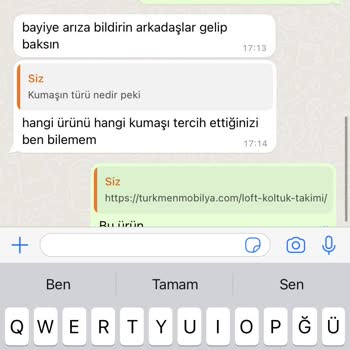Türkmen Mobilya Telefonu Yüzünüze Kapatan Üretici! Ürünü Nano Diye Satan Bayi!