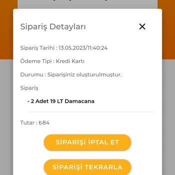 Saka Su Şu Siparişinin Teslim Edilmemesi