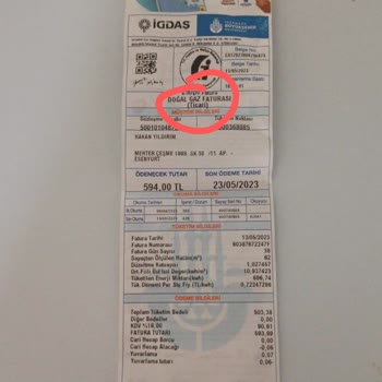 İGDAŞ Mesken Yerine Ticari Olarak Kayıt Edilen Doğal Gaz Faturam
