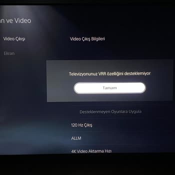 Philips TV Miniled TV'de Vrr Sorunu