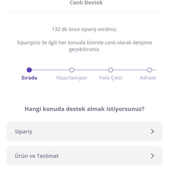 Getir Ücretini Ödediğim Ürünlerimi Teslim Etmiyorlar.