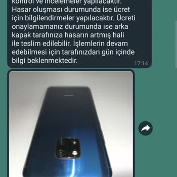 Huawei Malına Sahip Çıkmıyor Ve Müşterisini Ortada Bırakıyor.