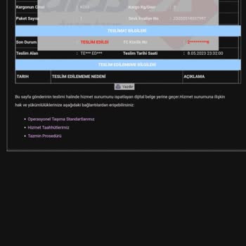 Aras Kargo Kayıp Kargo Bulunmaması Ve Ücret İadesi Yapılamaması
