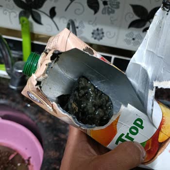 Tropicana Meyve Suyu Kutusunda Çöp Benzeri Cisimler Çıktı