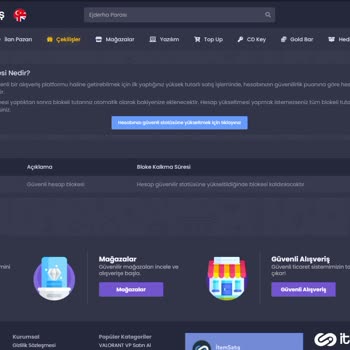 İtemsatış Paramı Bloke Etti