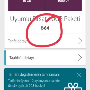 Vodafone Tarife Fiyatlarındaki Saçmalık