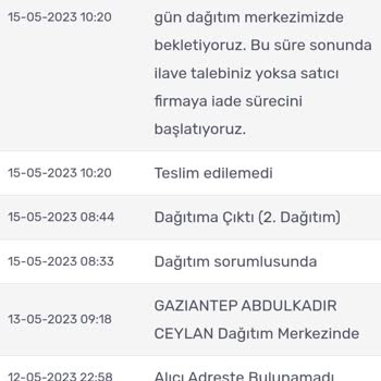 #Kargomsende Gönderiyi Eve Gelmeden İade Ediyor.