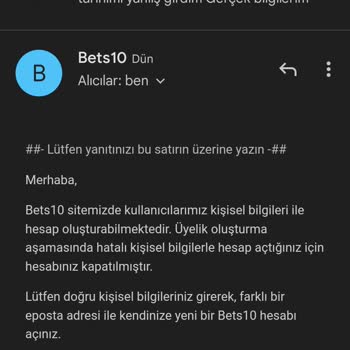 Bets10 Parama El Koydu