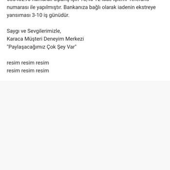 Karaca Fazla Para Alıp İade Sağlamıyor!