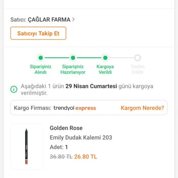 Trendyol Express 17 Gündür Elime Ulaşmayan Ürün