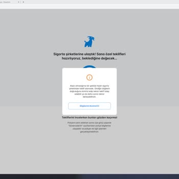 Sigortam Net Zorunlu Trafik Teklif Sorunu