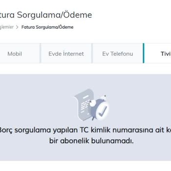 Türk Telekom Tivibu Fatura Ödeme Sorunu Ve Yayın Kesilmesi Hizmet Kalitesizliği