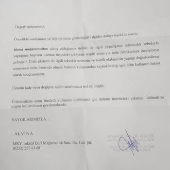 Alvina Ürün Tüylenme Şikayet