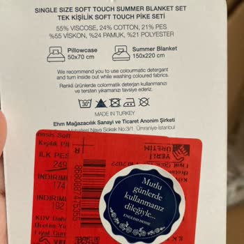 English Home Yanlış Ürün Gönderdi