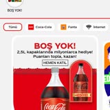 Coca-Cola Promosyonu Yok