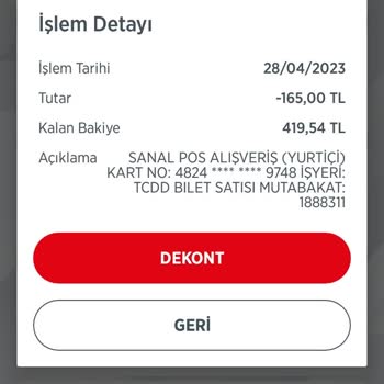 YHT (Yüksek Hızlı Tren) İnternet Üzerinden Bilet Alıp Pişman Oldum