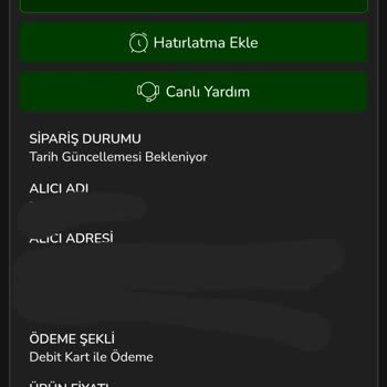Ciceksepeti.net Teslim Tarihi Mağduriyeti