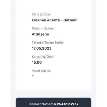Sürat Kargo Teslim Edilemeyen İade