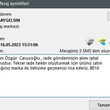 Kolay Gelsin Alınmayan İade Ürün Hakkında