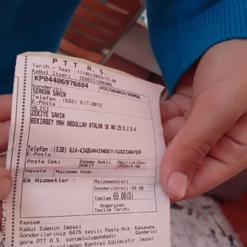 PTT Kargo PTT Dağıtıma Çıkmayan Kargo.
