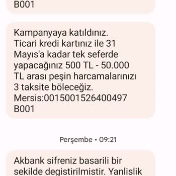 Akbank Taksit Ve Chip Para Mağduriyeti