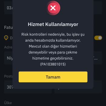Binance Çözüme Kavuşmayan Sorun
