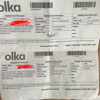 Skechers Outdoor Ayakkabıda Yaşanan Sorunlar