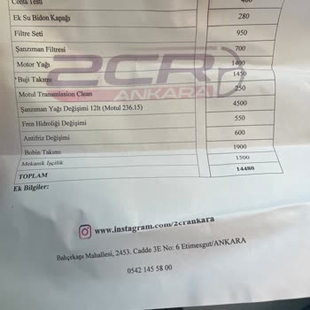 2CR Ankara Servis&Yazılım 2Cr Ankara Pişmanlığım