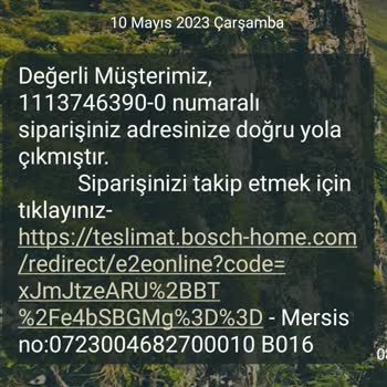 Bosch Siparişi Geç Gönderme