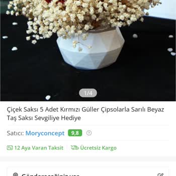 Çiçek Sepetin Satmış Olduğu Ürün Hakkında İlgisizliği!