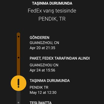 Aras Kargo Kargom Gelmedi Gelmiyor Hareket Dahi Yok