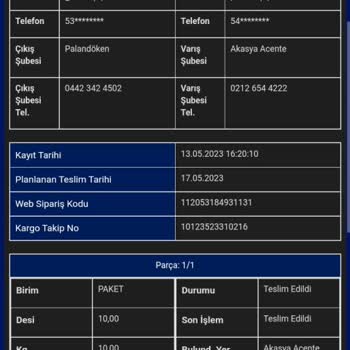 Sürat Kargo, Kargo Hasar Tutanağı Tutulmamış!