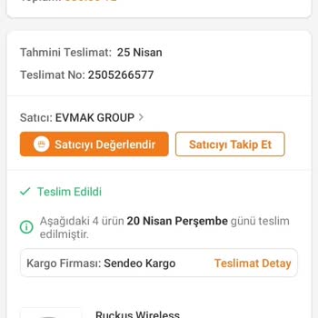 Trendyol Ve Evmak Group Eksik Ürün Gönderilmesi