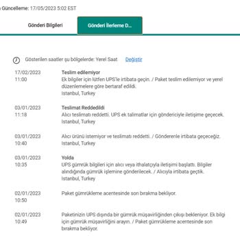 UPS Türkiye'nin Yaşattığı Mağduriyet