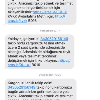 Aras Kargo Kargom Kasten Teslim Edilmiyor