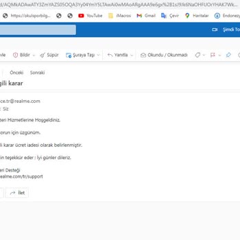 KVK Realme 8 Telefon Arızası Ve Müşteri Mağduriyeti