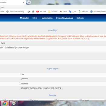 KVK Realme 8 Telefon Arızası Ve Müşteri Mağduriyeti
