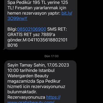 Gratis Beauty Alamadığım Olmayan Hizmet