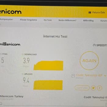 Millenicom İnternet Hızı Yanıltması