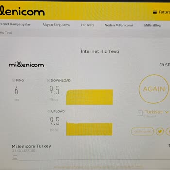 Millenicom İnternet Hızı Yanıltması