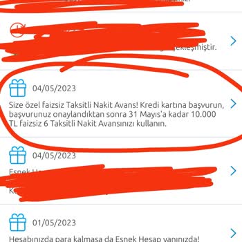 Yapı Kredi Bankası Taksitli Nakit Avans
