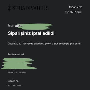 Stradivarius'a Yakışmayan Durum
