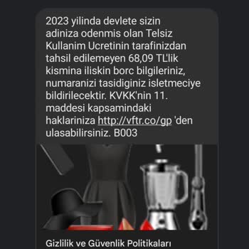 Vodafone Nun Haksız Kazanç Uygulaması!