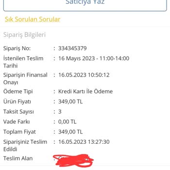 Çiçek Sepeti Firma Ve Satıcı Sorumsuzluğu