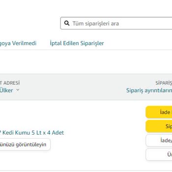 Amazon.com.tr 3 Aydır Paramı Alamıyorum. Tüketici Görmezden Geliniyor