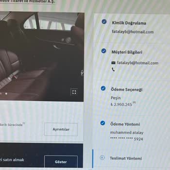 Mercedes Benz Online Satış